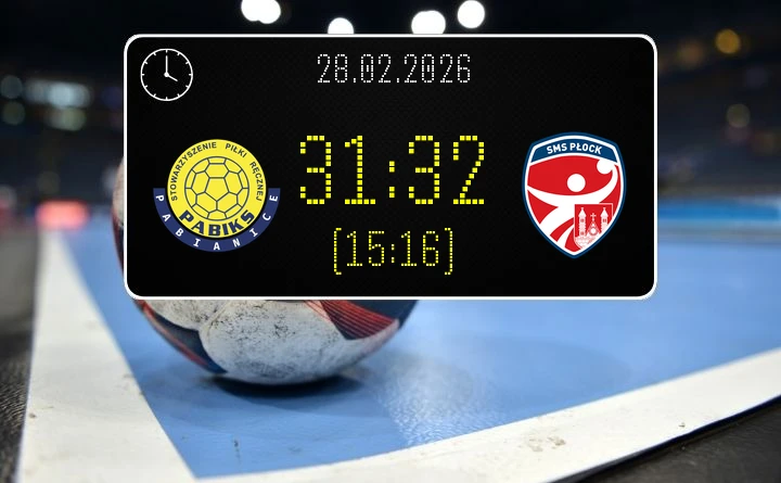 [PIŁKA RĘCZNA] SPR PABIKS Pabianice – SMS ZPRP I Płock 31:32 – I Liga Mężczyzn (Grupa C), kolejka 18