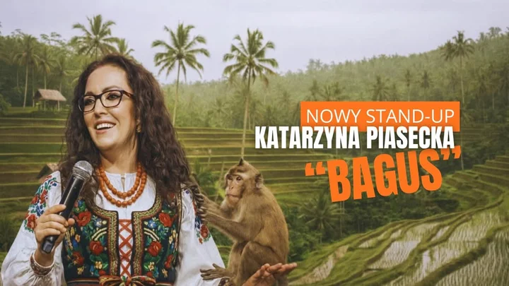 Grafika promocyjna wydarzenia Pabianice: Katarzyna Piasecka — nowy stand-up BAGUS