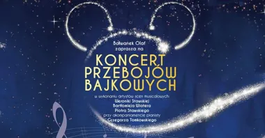 Grafika promocyjna wydarzenia Bałwanek Olaf zaprasza: Koncert Przebojów Bajkowych w Pabianicach