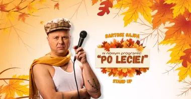 Grafika promocyjna wydarzenia PABIANICE! Bartosz Gajda — PO LECIE!