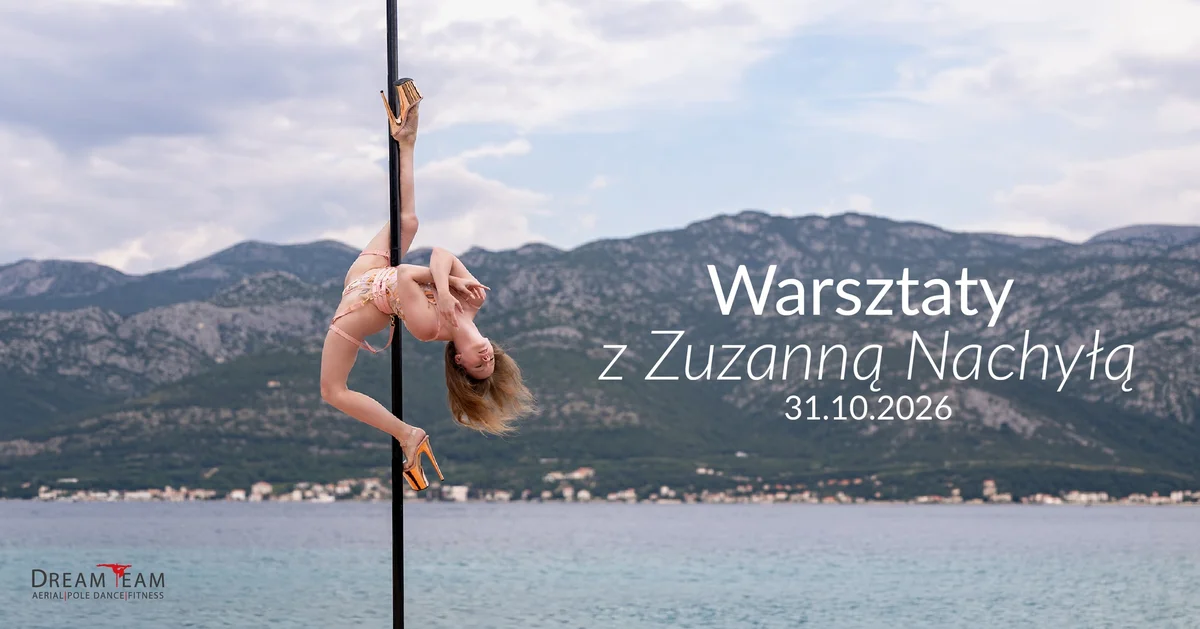 Grafika promocyjna wydarzenia Warsztaty z Zuzanną Nachyłą: pole dance