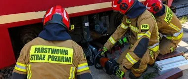 Trzy dni ćwiczeń pod Łodzią. Strażacy z Pabianic szkolili się przy tramwajach