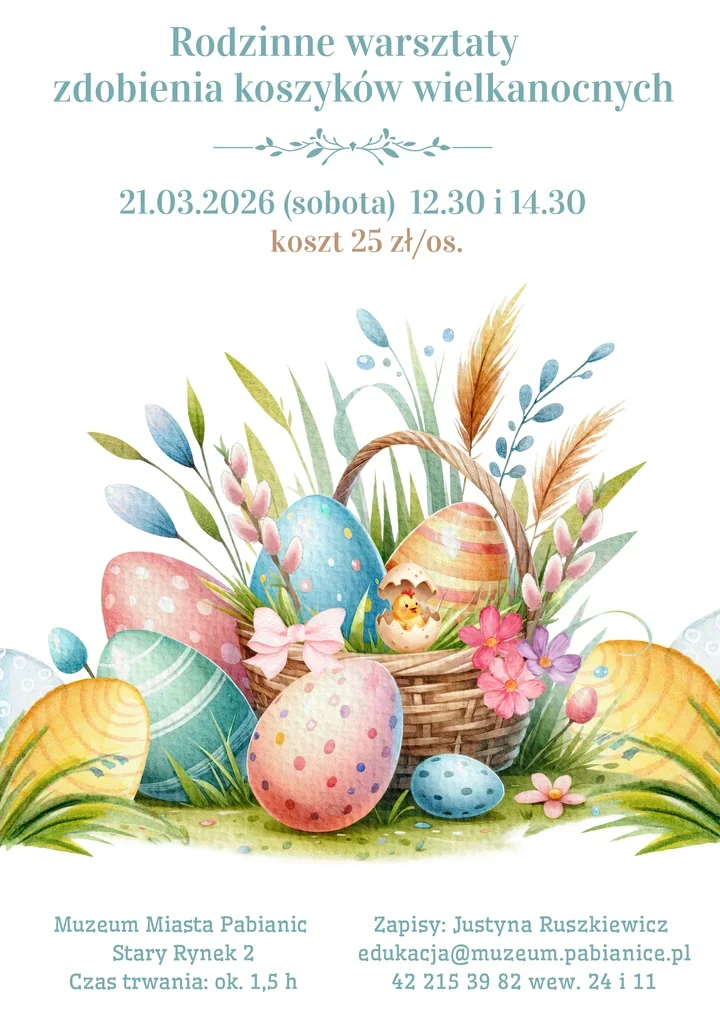 Rodzinne warsztaty zdobienia koszyków – kreatywne popołudnie przed Wielkanocą