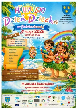 Lewityn w hawajskim rytmie. Dzieci czeka rowerowy start i wodne szaleństwo
