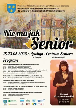 Pabianiccy seniorzy dostaną swój tydzień ruchu, muzyki i spotkań
