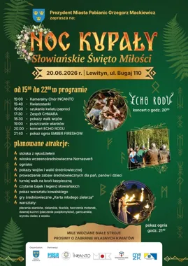 Noc obrzędów i ognia w Lewitynie. Słowiańskie święto na start lata