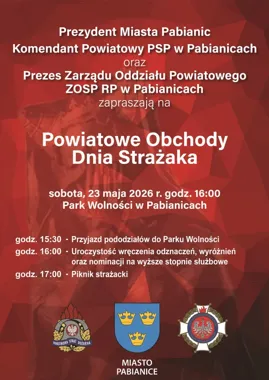Strażacka majówka wraca do Pabianic. Będą awanse, defilada i piknik