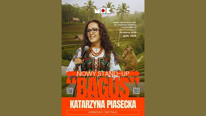 Katarzyna Piasecka - BAGUS w Pabianicach - śmiech o życiu i zmianach