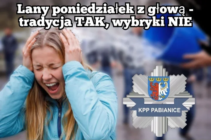 Lany Poniedziałek potrafi skończyć się źle - policja ostrzega przed wybrykami