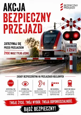 Pociąg zawsze ma pierwszeństwo. Policjanci kontrolowali przejazdy w Pabianicach