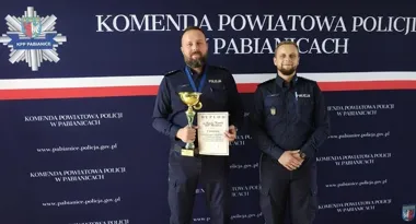 Policjant z Pabianic wygrał wojewódzki konkurs. Teraz finał w Legionowie