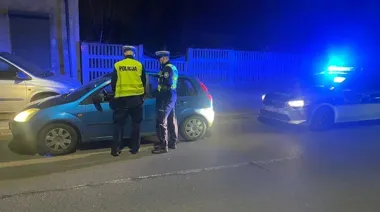 Nocne kontrole w Pabianicach - 21-latek z 1,2 promila i bez ważnych badań