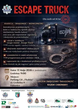 W Pabianicach stanie ciężarówka, która pokaże realia handlu ludźmi