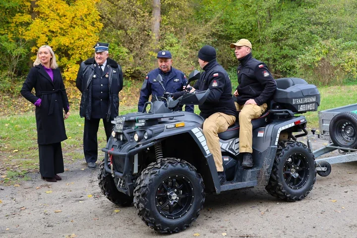 Pożar lasu i poszukiwania zaginionego. Służby ćwiczyły w Lutomiersku