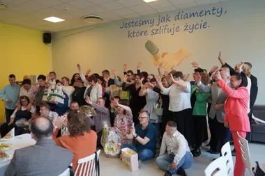 Wielkanocne spotkanie w WTZ zamieniło salę w małą scenę radości